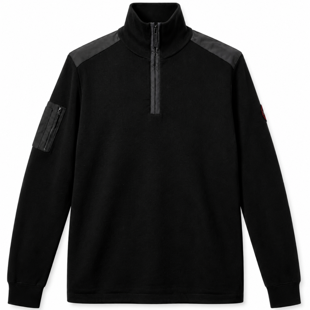 Men's quarter zip sweater